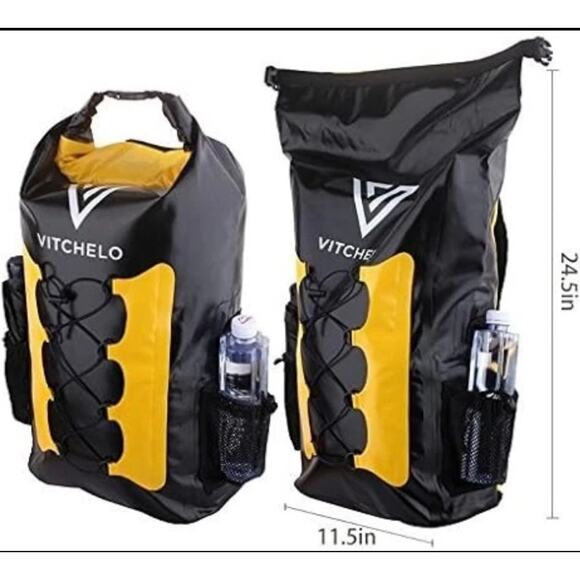 Vitchelo 30L Dry Bag Backpack With Waterproof Phone Bag Men Women - Picture 3 of 10